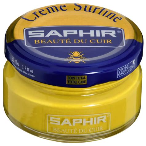 SAPHIR Creme Surfine Pommadier Shoe Polish 